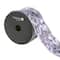 2.5" x 20ft. Purple Wired Floral Glitter Web Ribbon by Celebrate It® Halloween